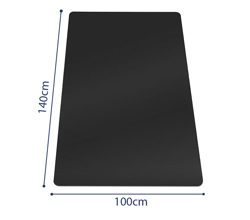 PVC MAT 140x100cm - #color_Schwarz