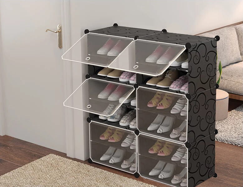 Modularer Schrank für Schuhe 12 Level