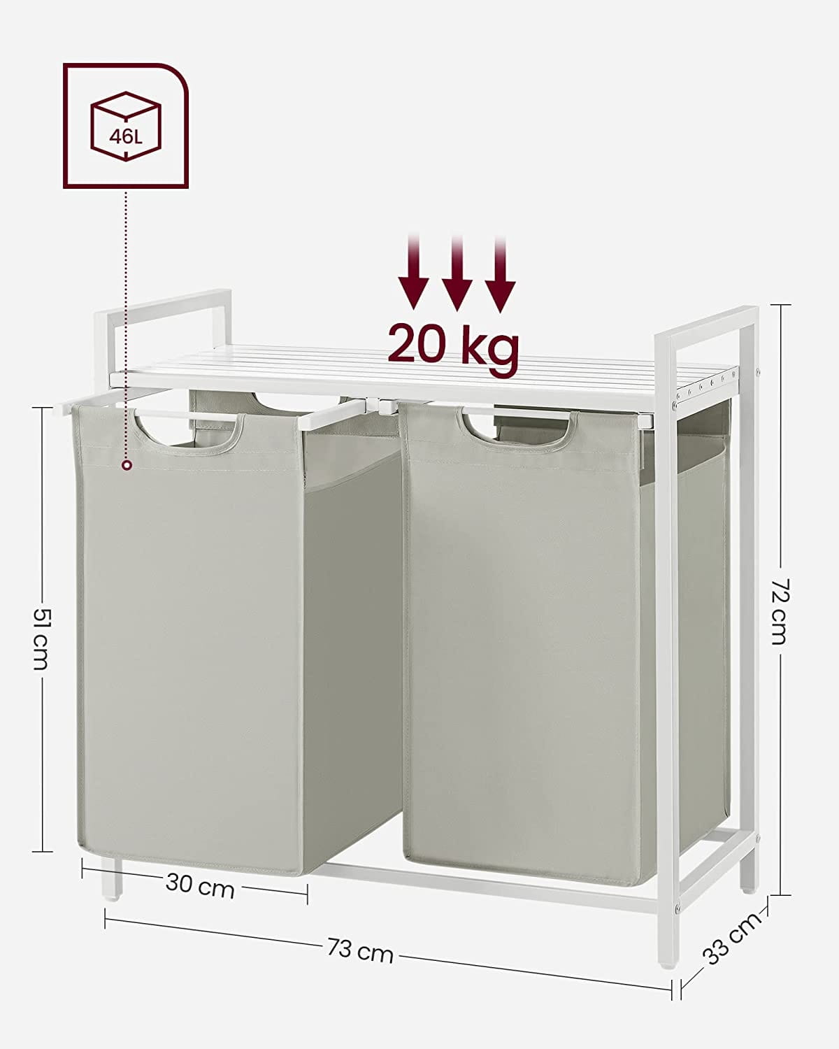 Badezimmerschrank - BLH201W01